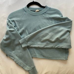Urban outfitters cropped crew neck sweatshirt